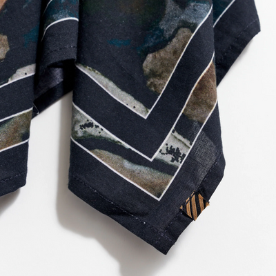 Billy Reid - Low Tide Bandana - Black