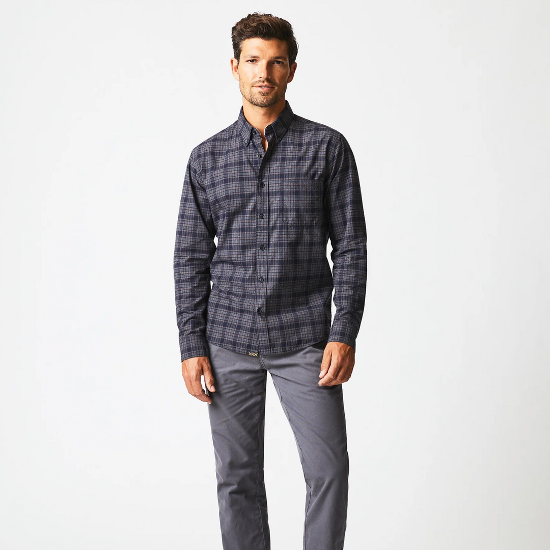 Billy Reid - Plaid Tuscumbia Shirt bd - Brown / Black