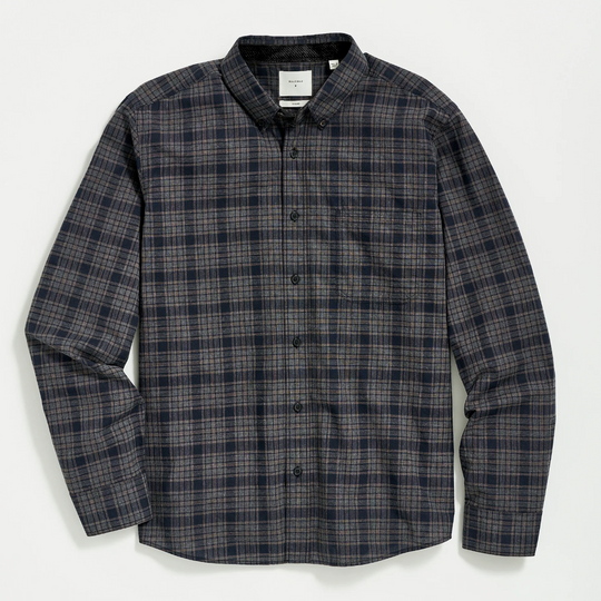 Billy Reid - Plaid Tuscumbia Shirt bd - Brown / Black
