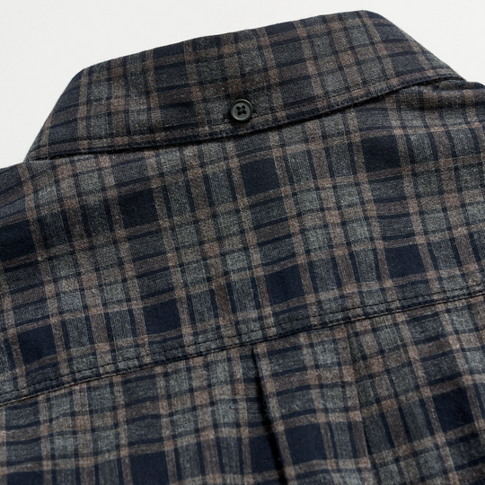 Billy Reid - Plaid Tuscumbia Shirt bd - Brown / Black