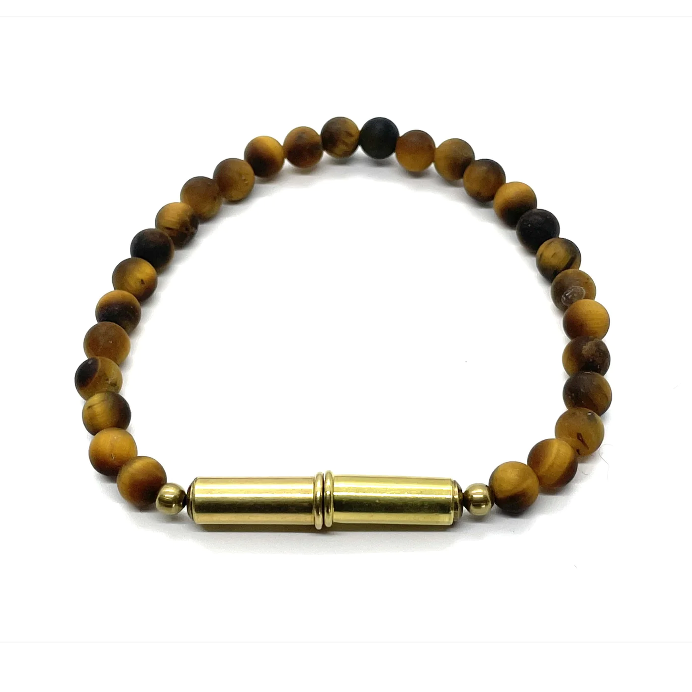 Tres Cuervos - Flint Beaded Bracelet - Tiger Eye