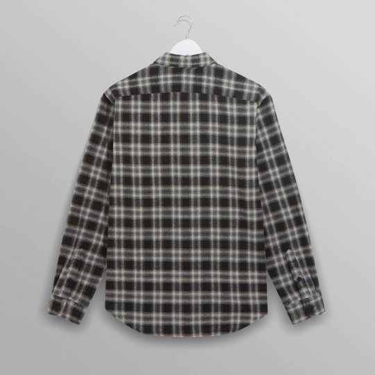 Wax London - Flannel Check Shelley Shirt - Black / White