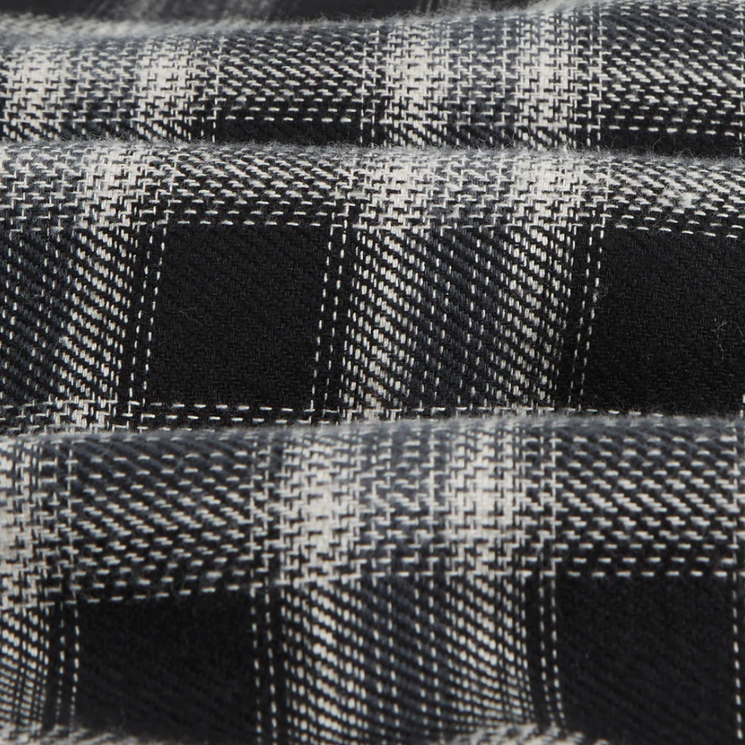 Wax London - Flannel Check Shelley Shirt - Black / White