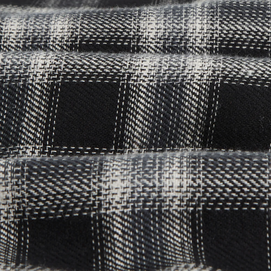Wax London - Flannel Check Shelley Shirt - Black / White