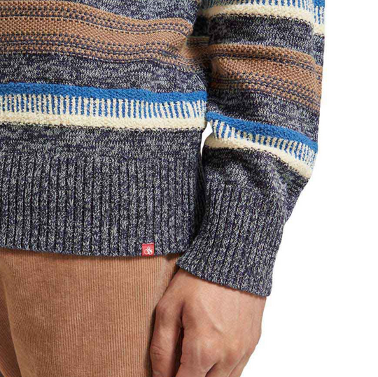 Scotch & Soda - Mixed Yarn Stripe Mix Sweater - Blue