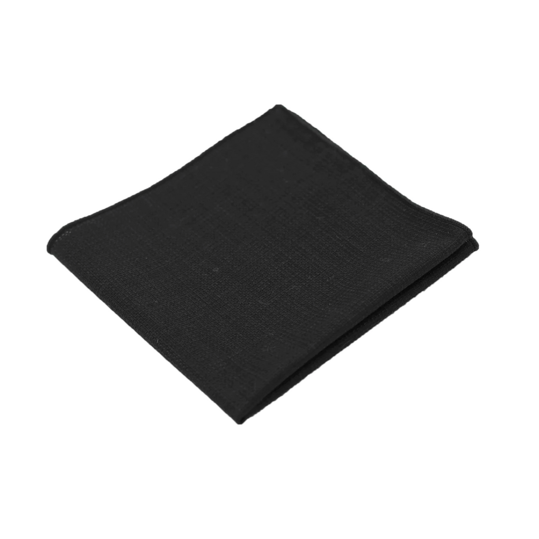 DIBI Pocket Square -   Black