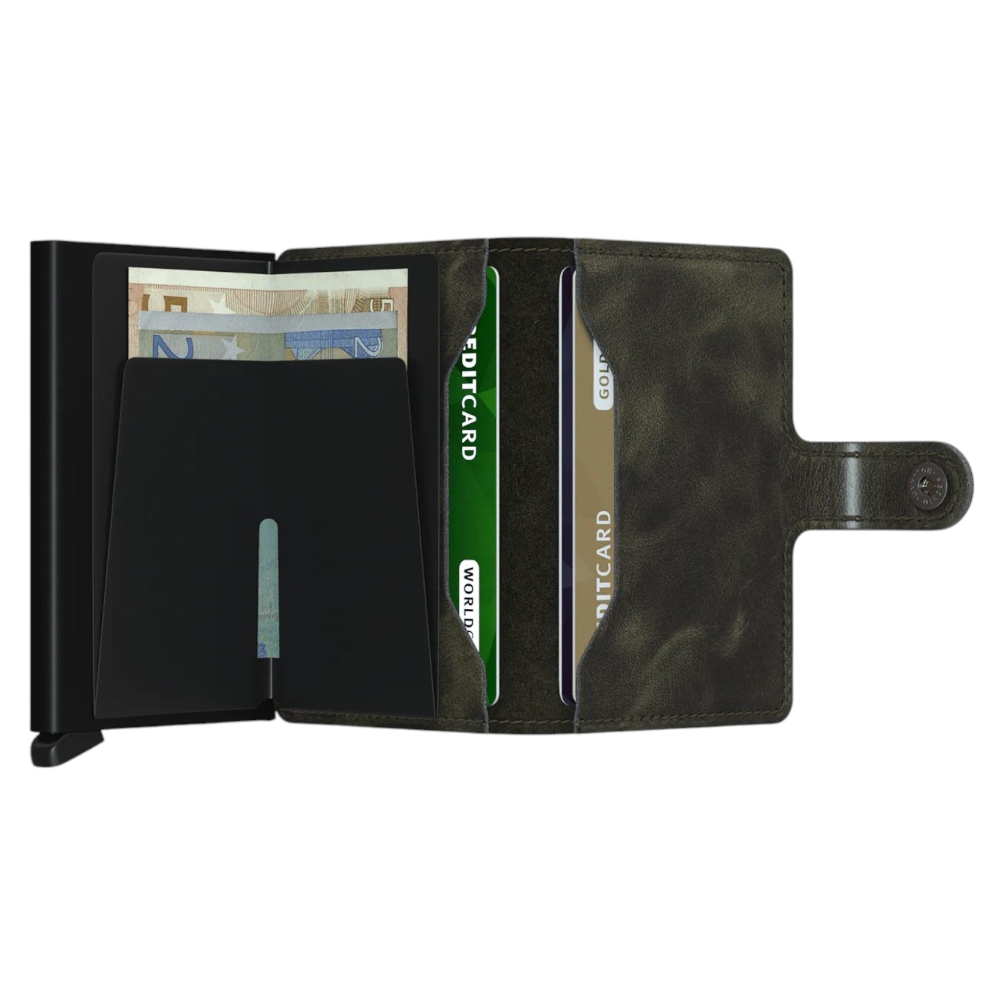 SECRID Miniwallet - Vintage Olive/Black