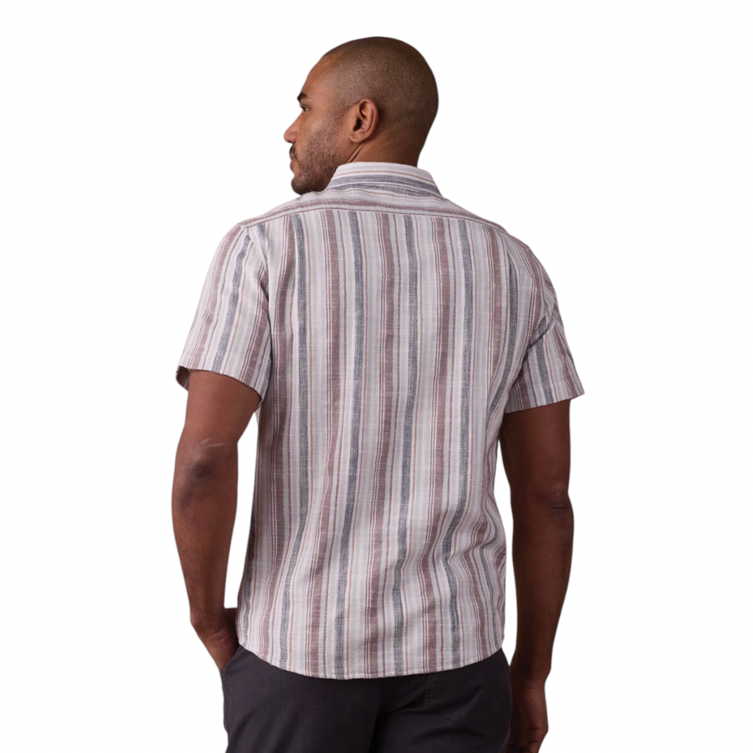 The Normal Brand - Freshwater Button Up Shirt - Misty Harbor Stripe