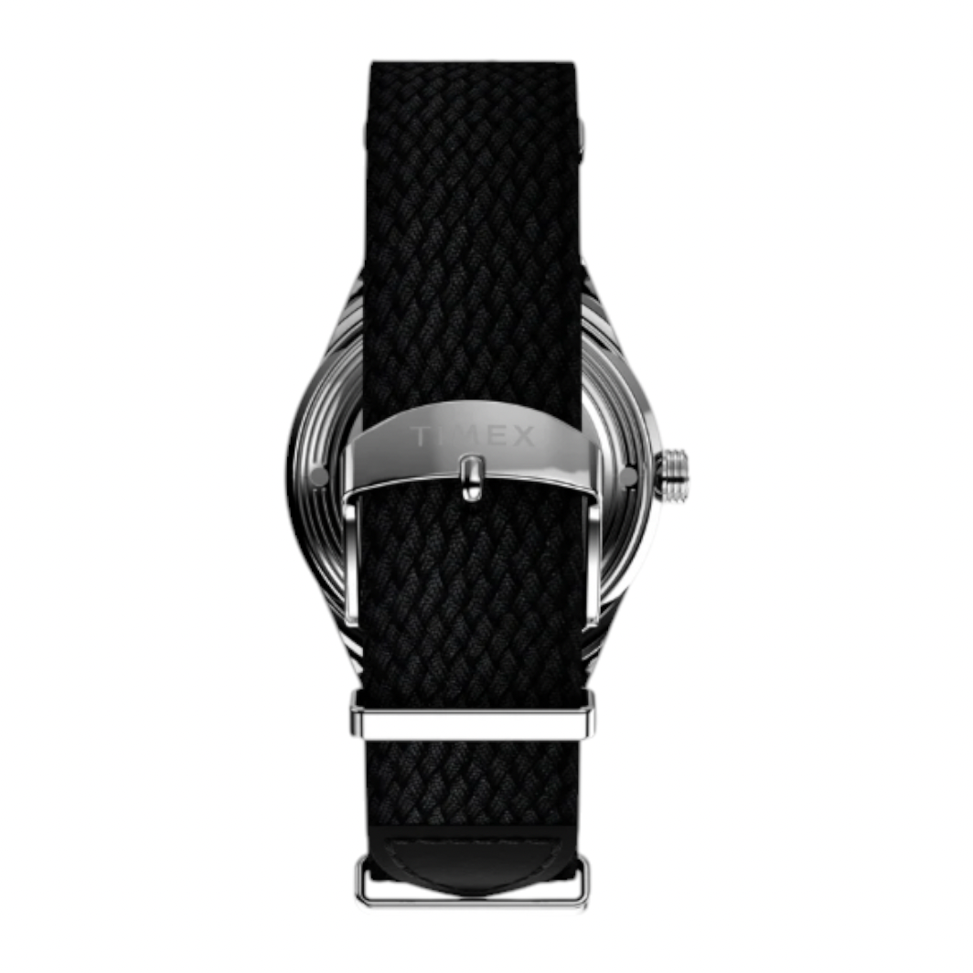 Timex - Marlin Jet Automatic 38mm Fabric Strap Watch - Black