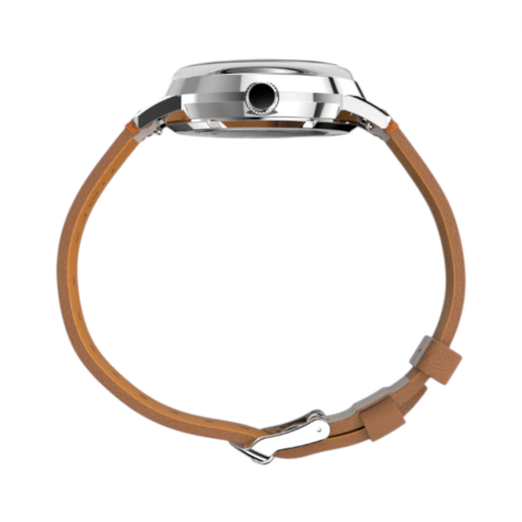 Timex - Marlin Automatic 40mm Leather Strap Watch - Brown