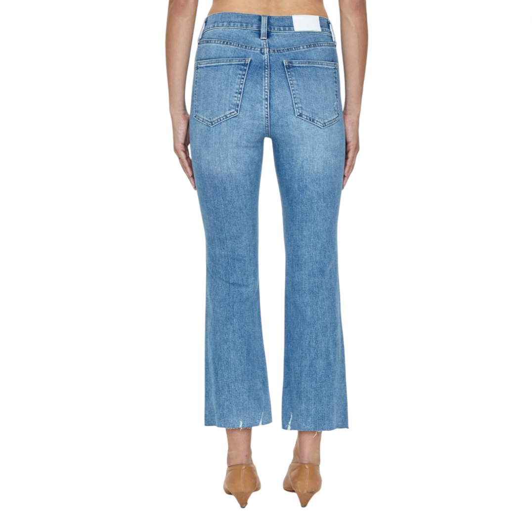 Pistola - Lennon High Rise Crop Boot Denim - Zuma