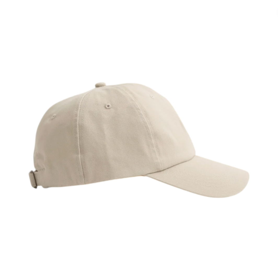 Wax London - Peach Cotton Sports Cap - Stone