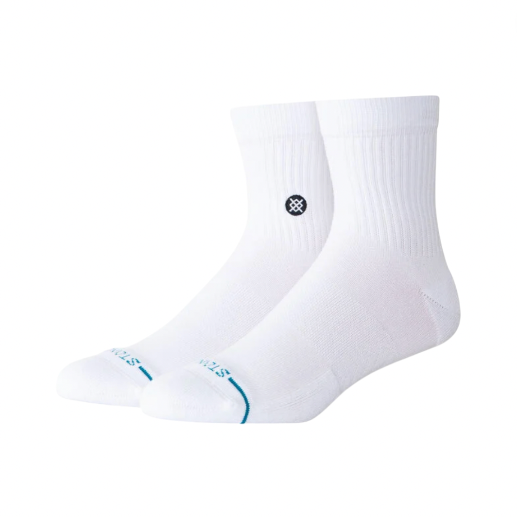 Stance - Icon Quarter Socks - White