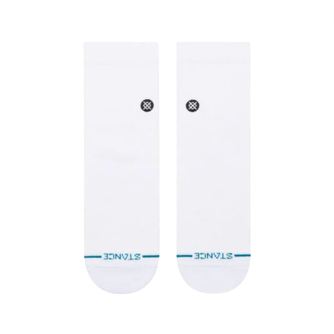 Stance - Icon Quarter Socks - White