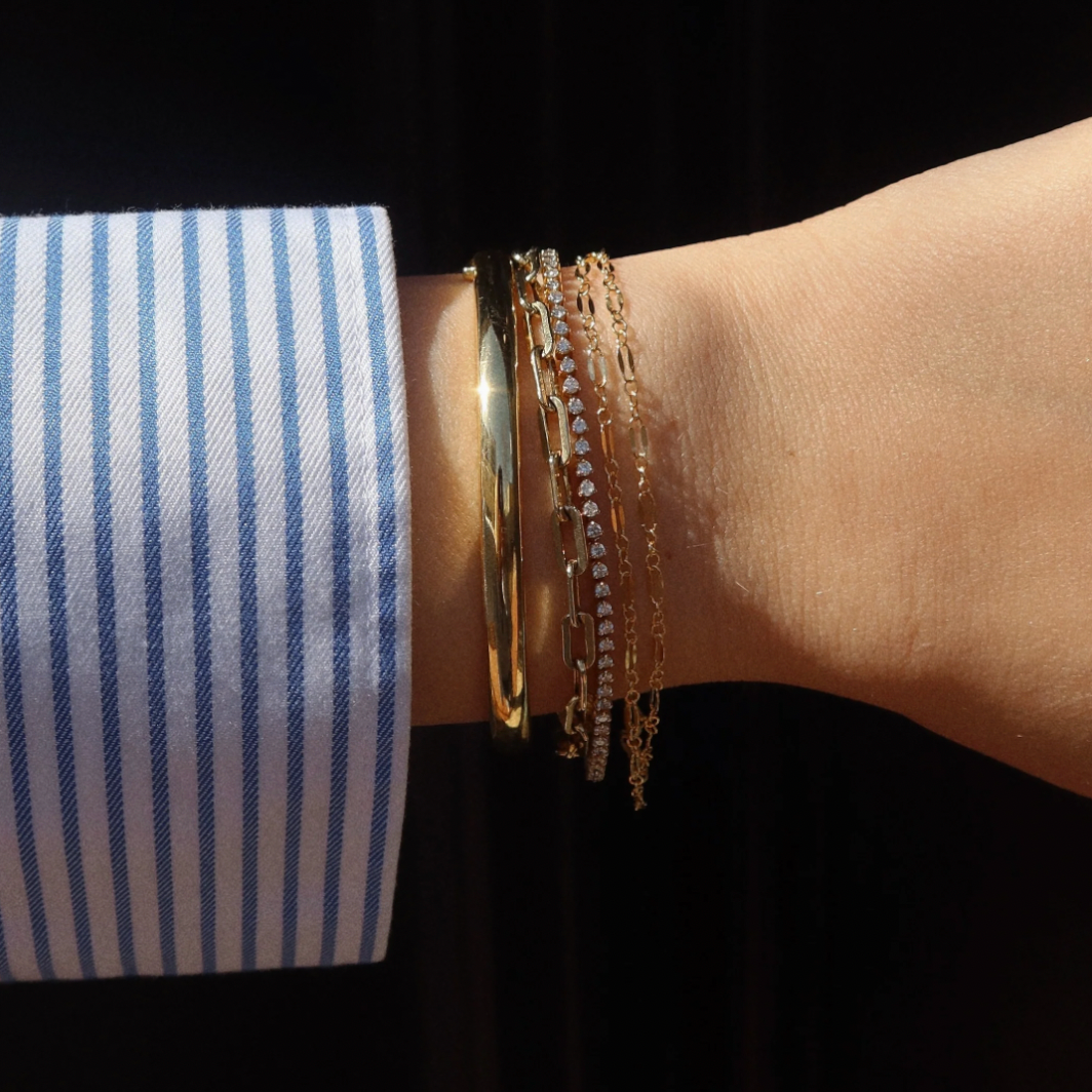 Mod + Jo - Raise The Bar Layered Chain Bracelet - Gold