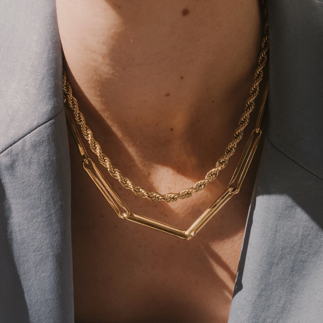 Mod + Jo - Molly 18" Chain Necklace - Gold