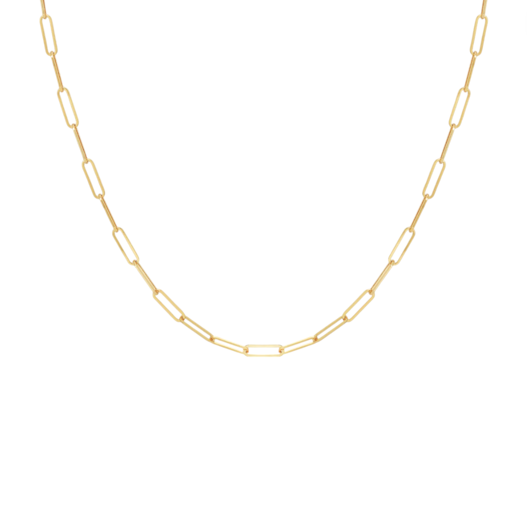 Mod + Jo - Gene Paperclip Chain 18" Necklace - Gold