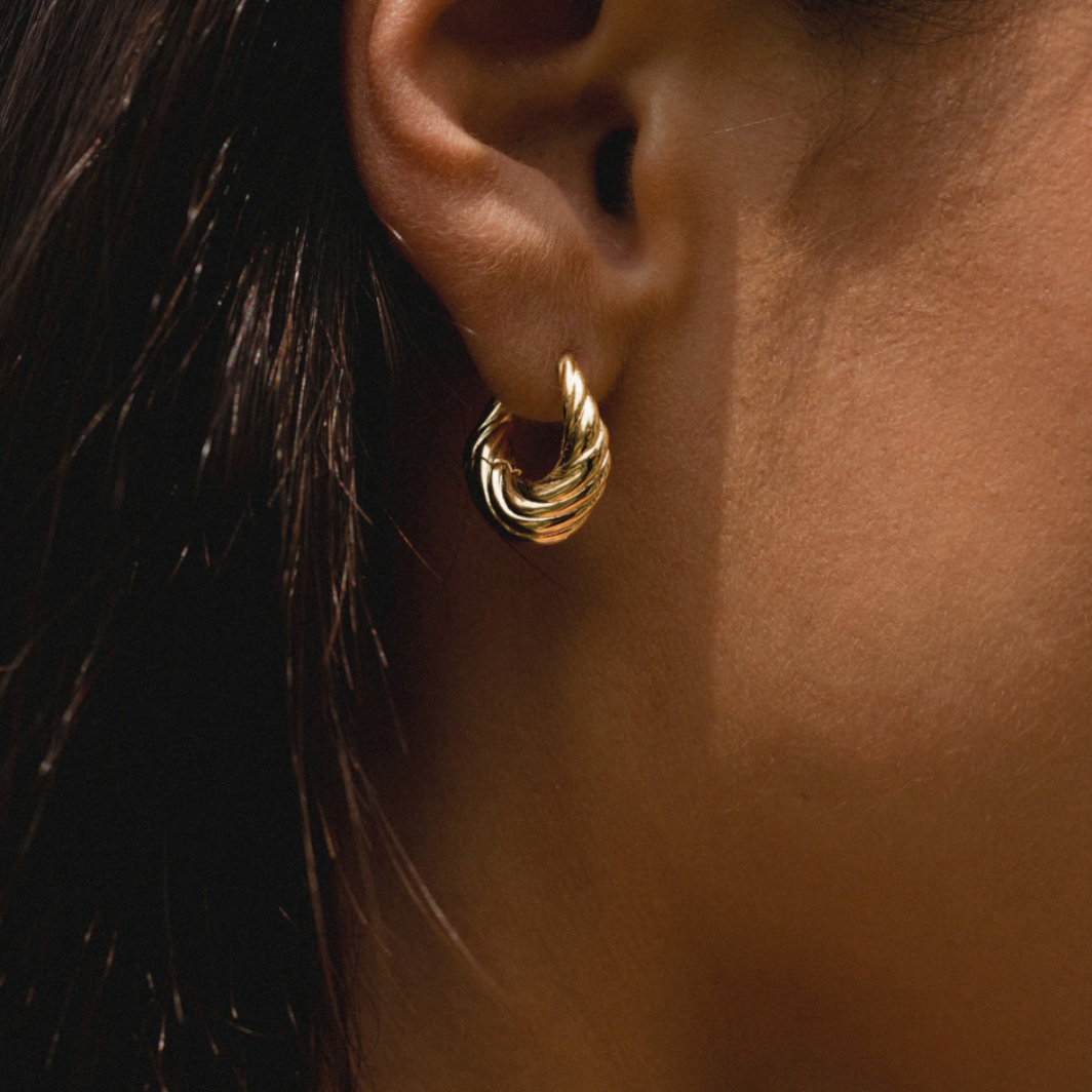Mod + Jo - Rue Molten Hoops - Gold