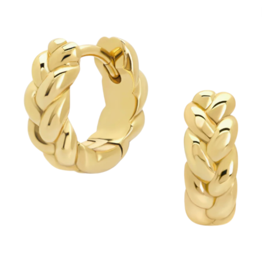 Mod + Jo - Daria Braided Huggies - Gold