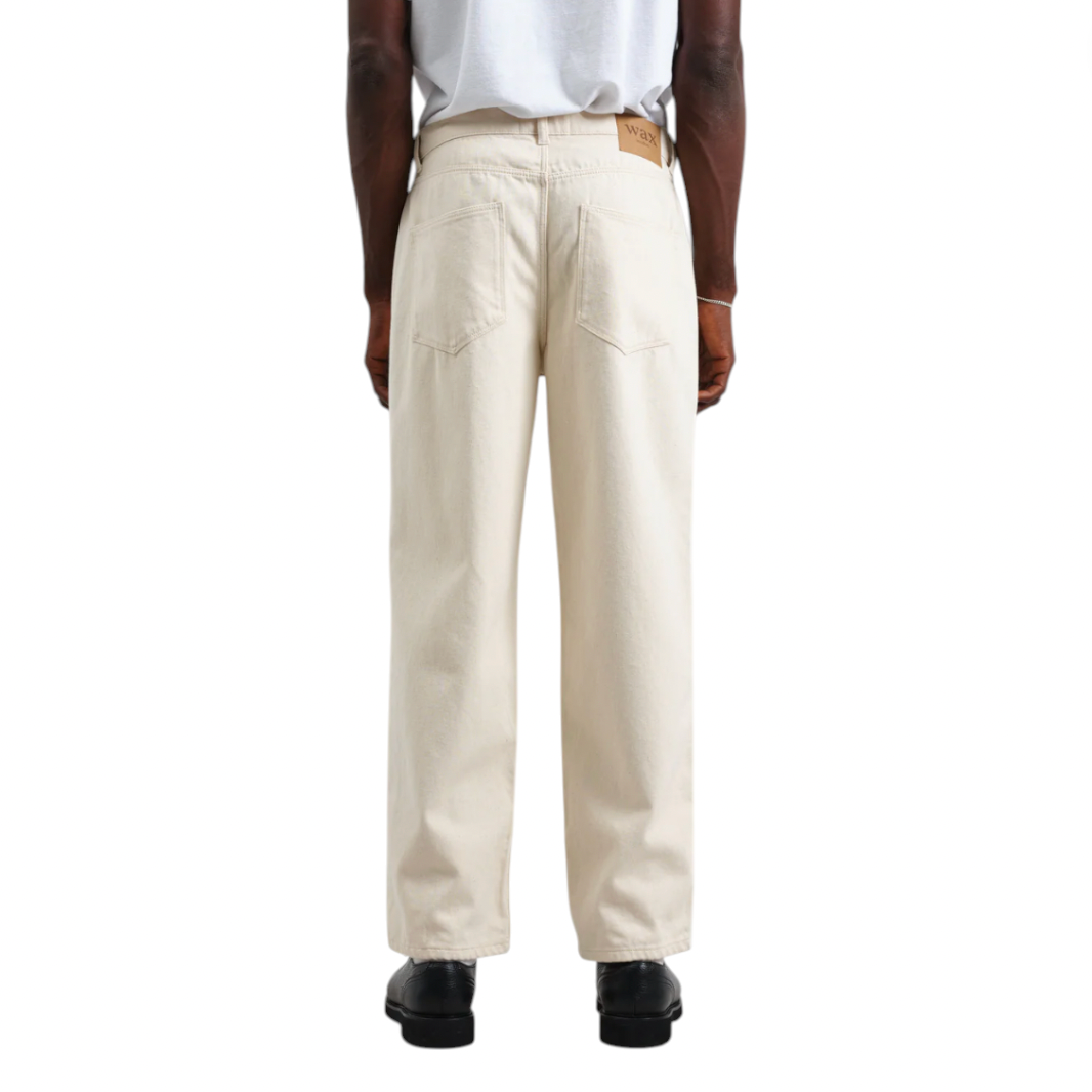 Wax London - Felix Loose Fit Denim Jeans - Ecru