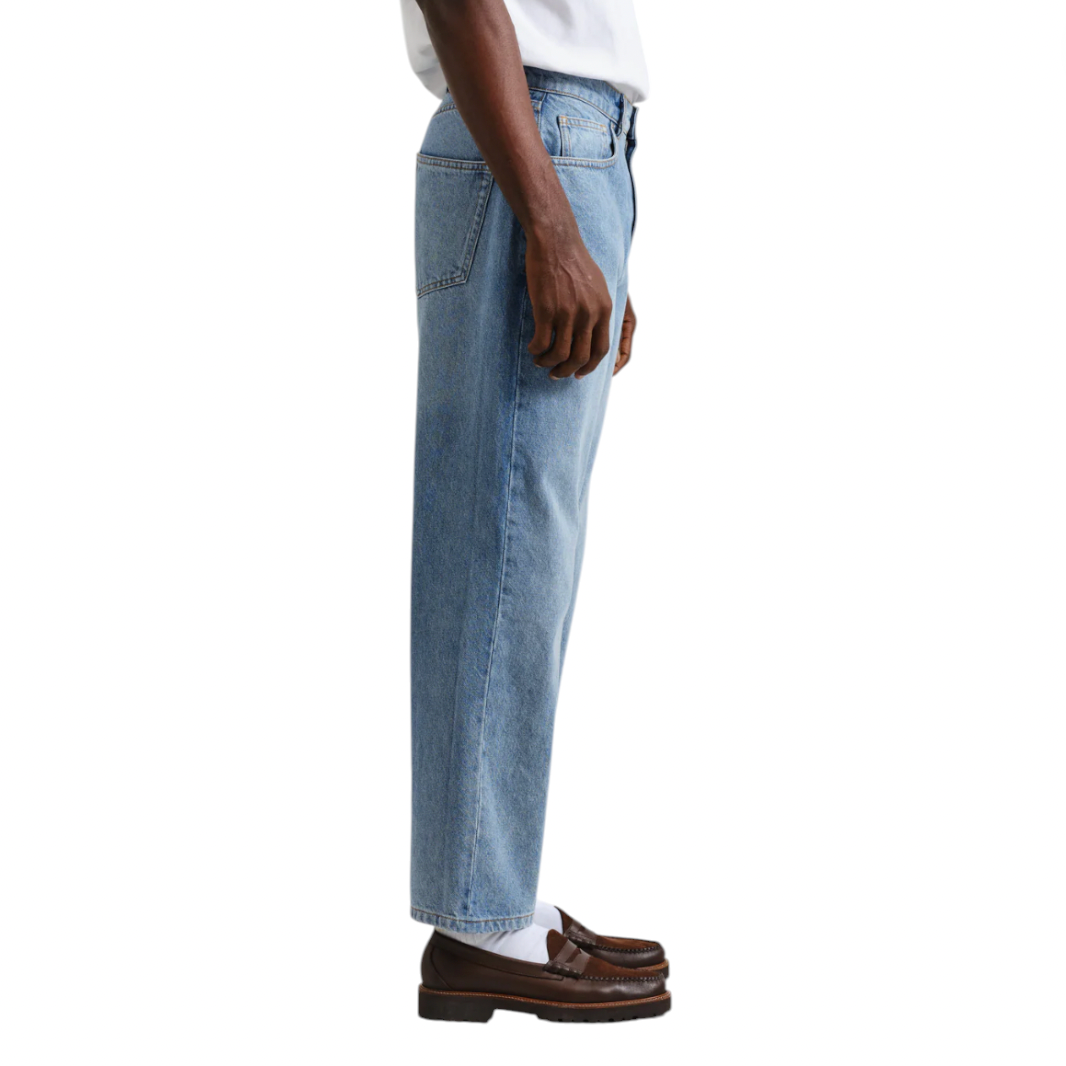 Wax London - Felix Loose Fit Denim Jeans - Classic Washed Blue