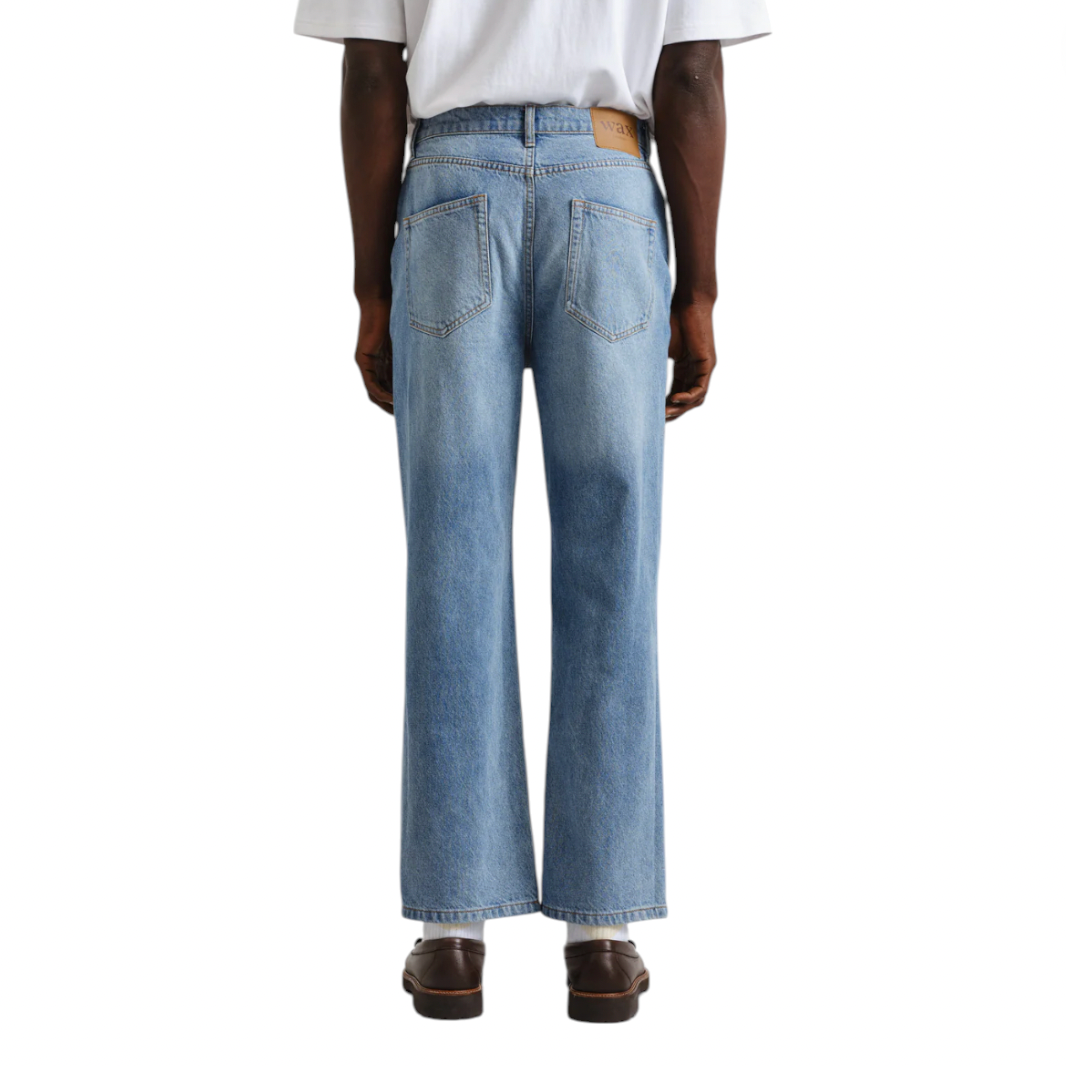 Wax London - Felix Loose Fit Denim Jeans - Classic Washed Blue