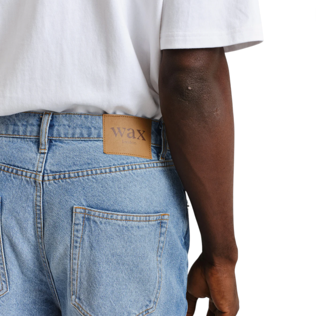 Wax London - Felix Loose Fit Denim Jeans - Classic Washed Blue