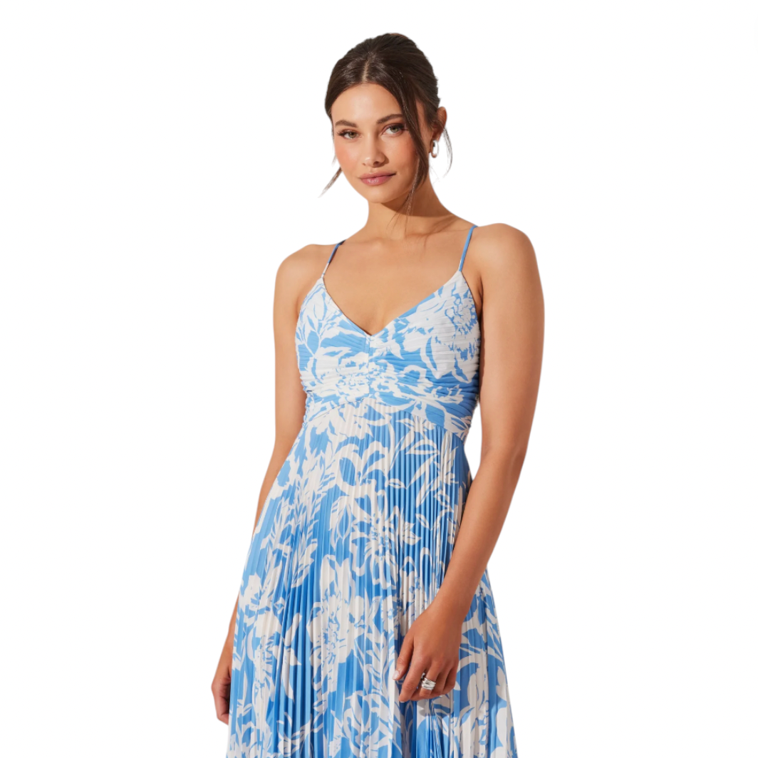 ASTR - Blythe Dress - Blue Floral