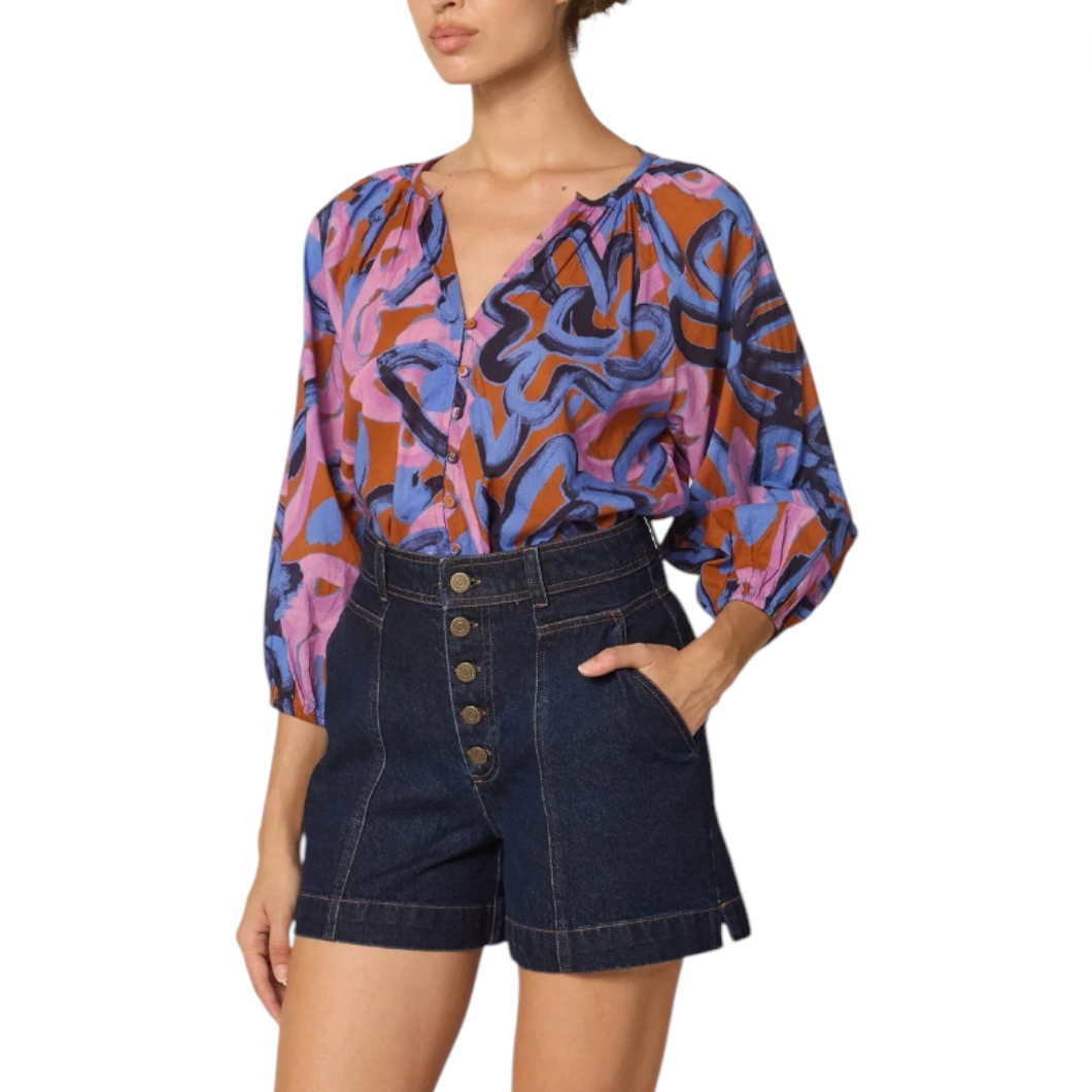 Cleobella - Ramona Blouse - Fresco Print