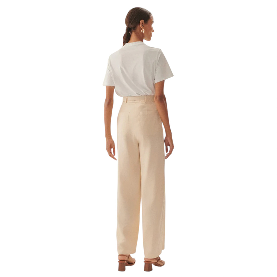 Exquise - Ember Wide Leg Pants - Beige