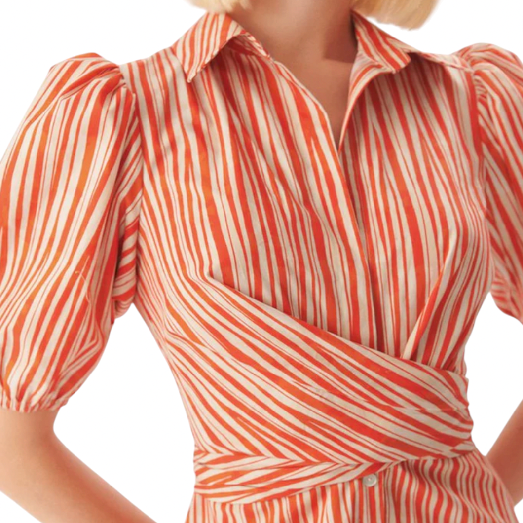 Exquise - Kali Dress - Red / Beige