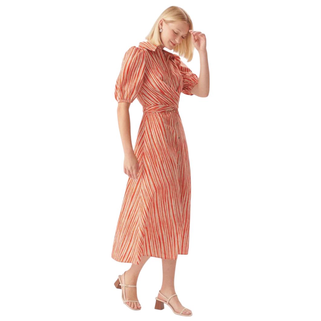 Exquise - Kali Dress - Red / Beige