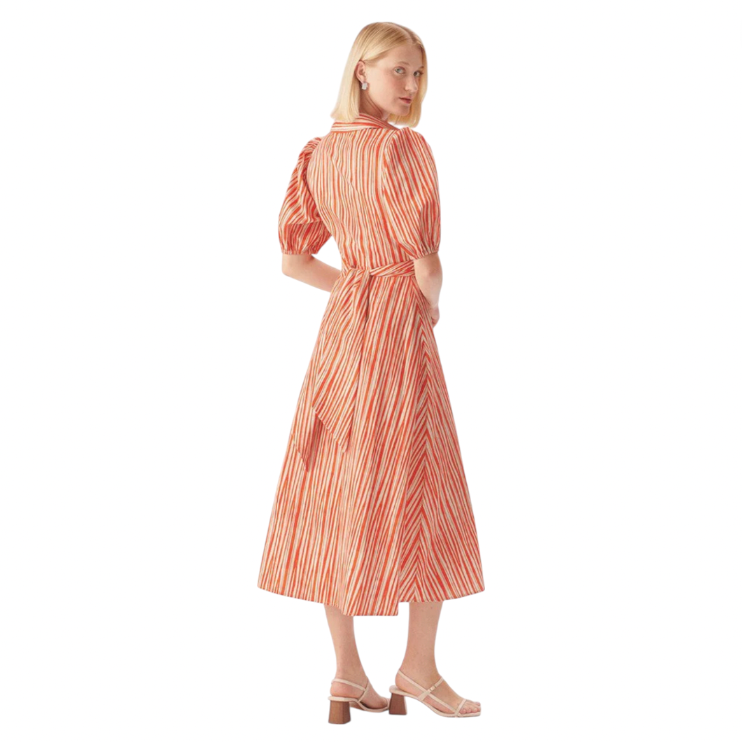 Exquise - Kali Dress - Red / Beige