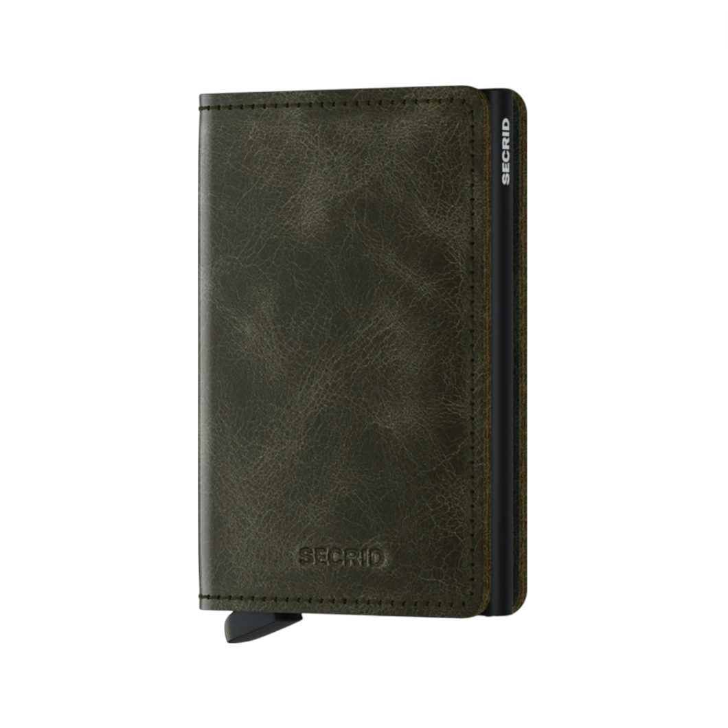 SECRID - Slimwallet - Vintage Olive | Black