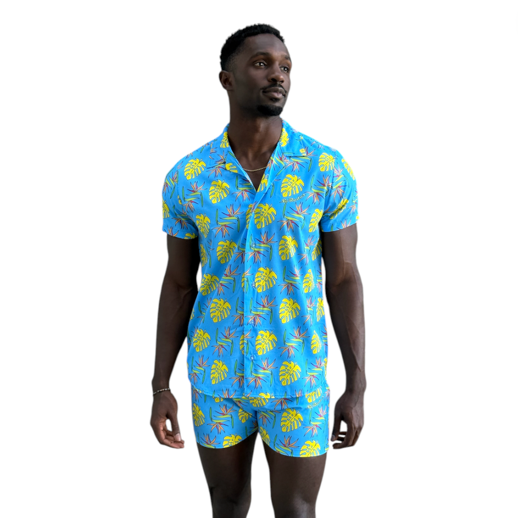 No Rudos - Short Sleeve Button Up Shirt - Briefs Of Paradise