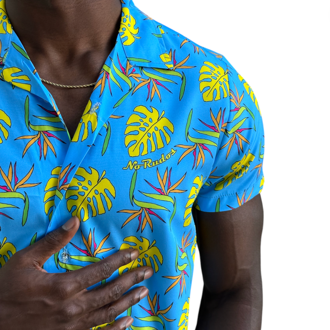 No Rudos - Short Sleeve Button Up Shirt - Briefs Of Paradise