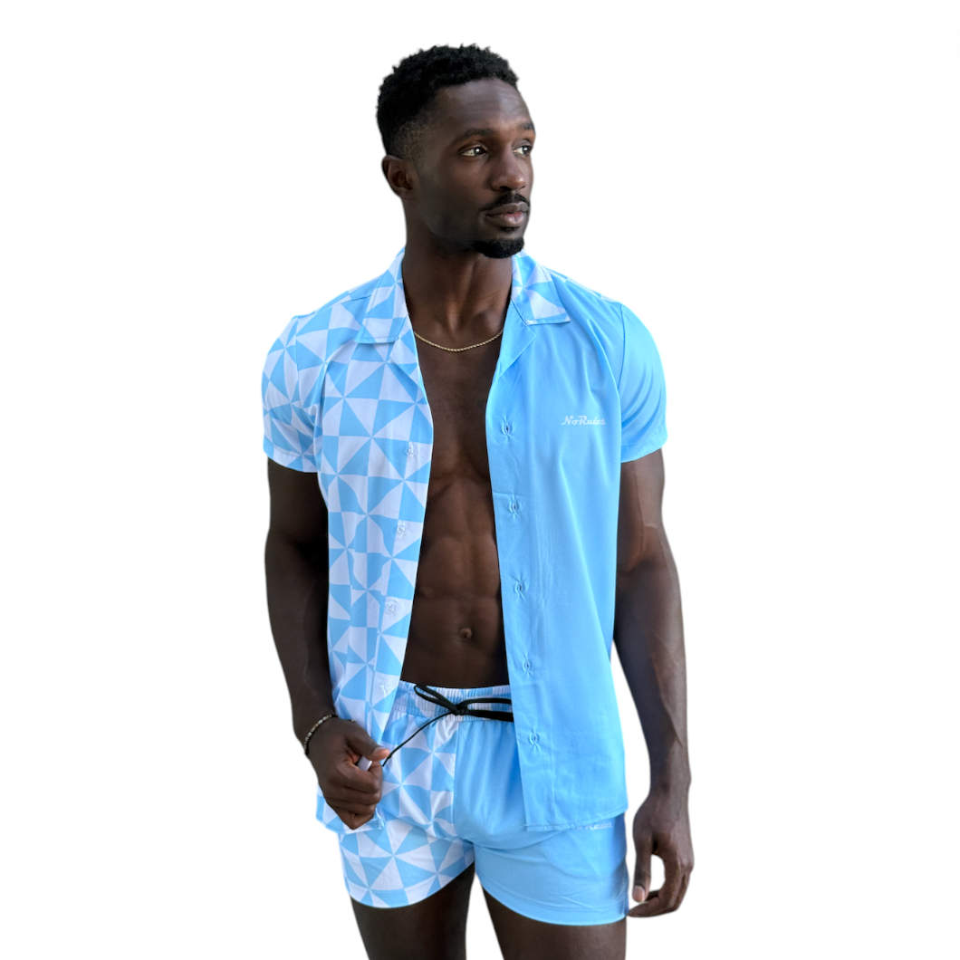 No Rudos - Lined Swim Trunks - Angles For A Cause