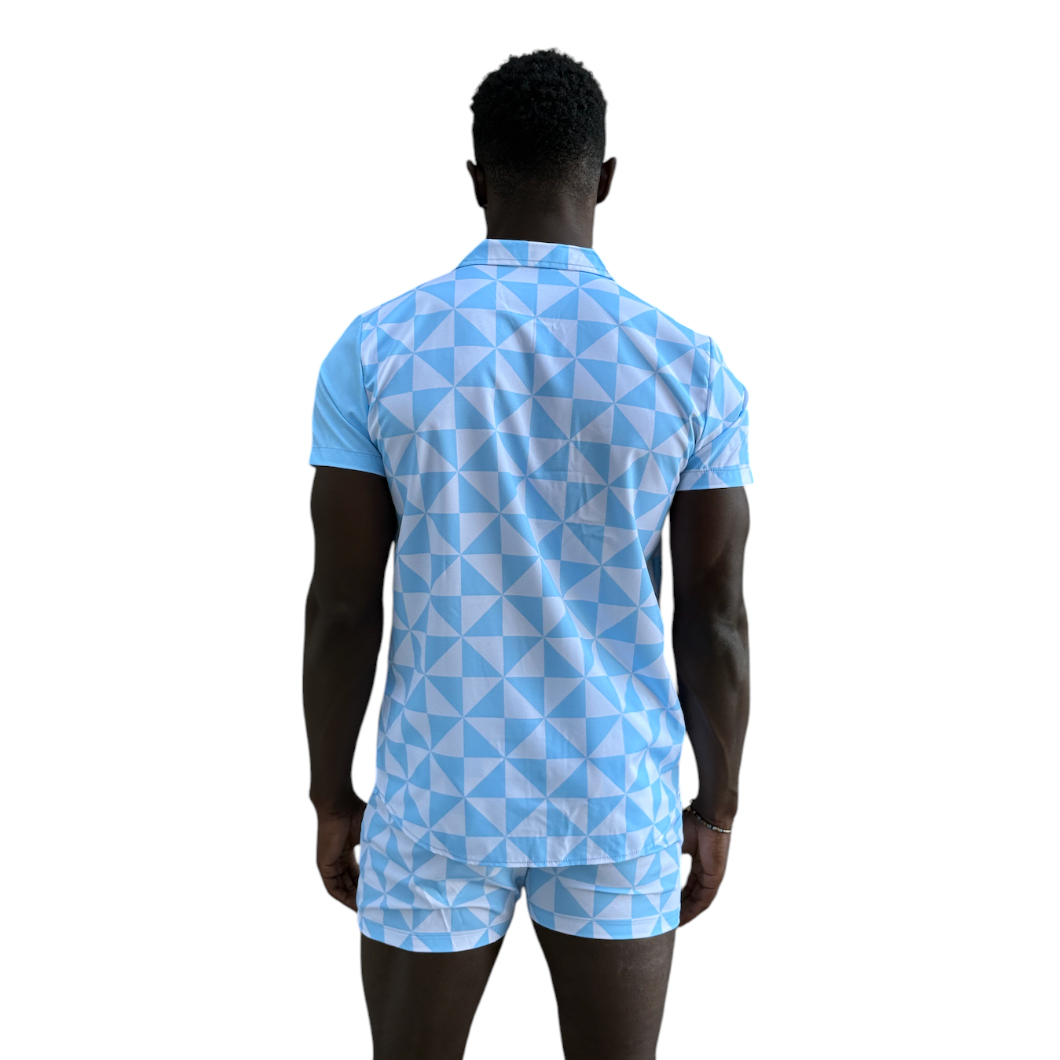 No Rudos - Short Sleeve Button Up Shirt - Angles For A Cause