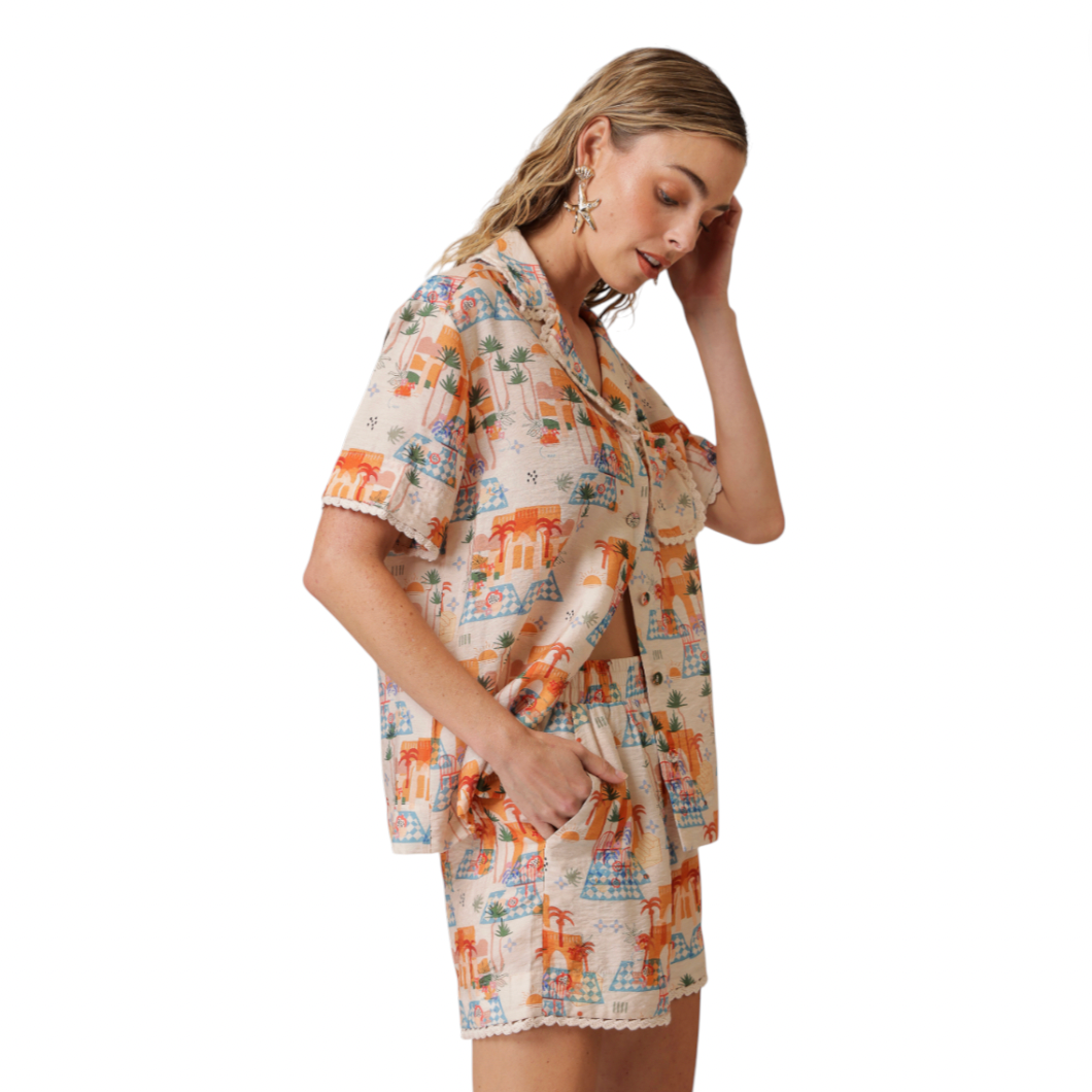 Line & Dot - Payton Shorts - Multi
