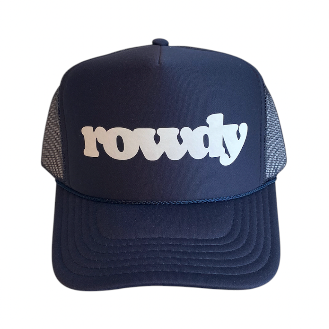 Rowdy Goods - Rowdy Trucker Hat - Navy/White