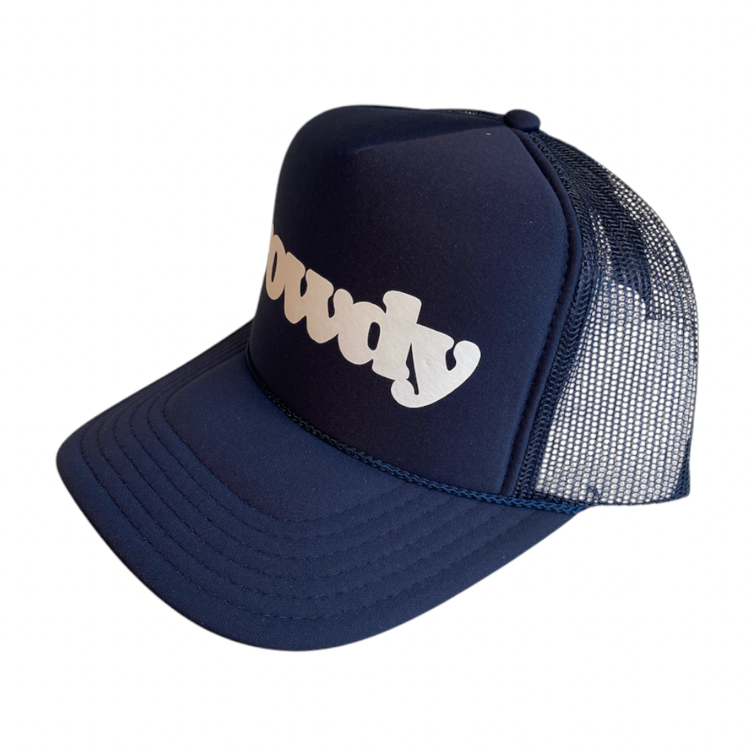 Rowdy Goods - Rowdy Trucker Hat - Navy/White