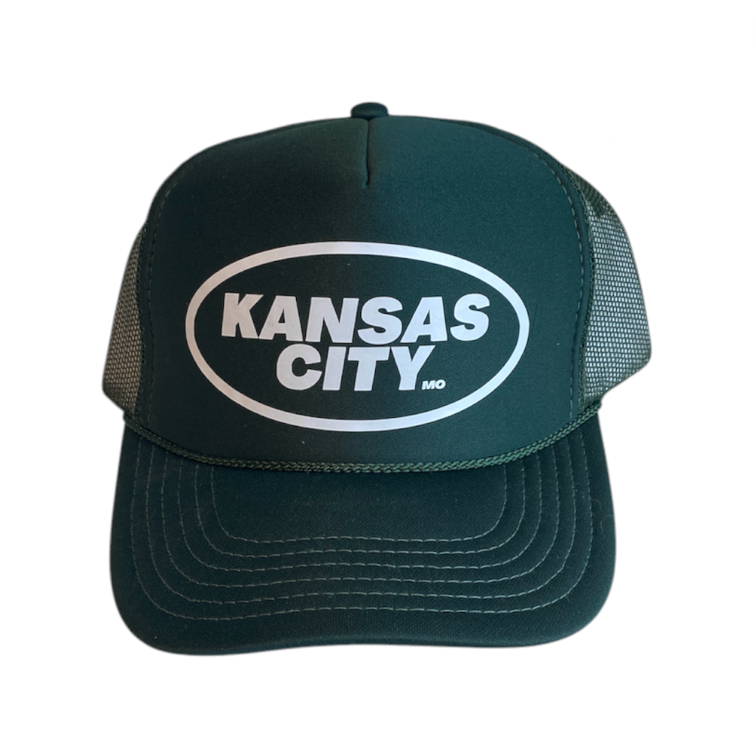Rowdy Goods - Rover KC Trucker Hat - Dark Green