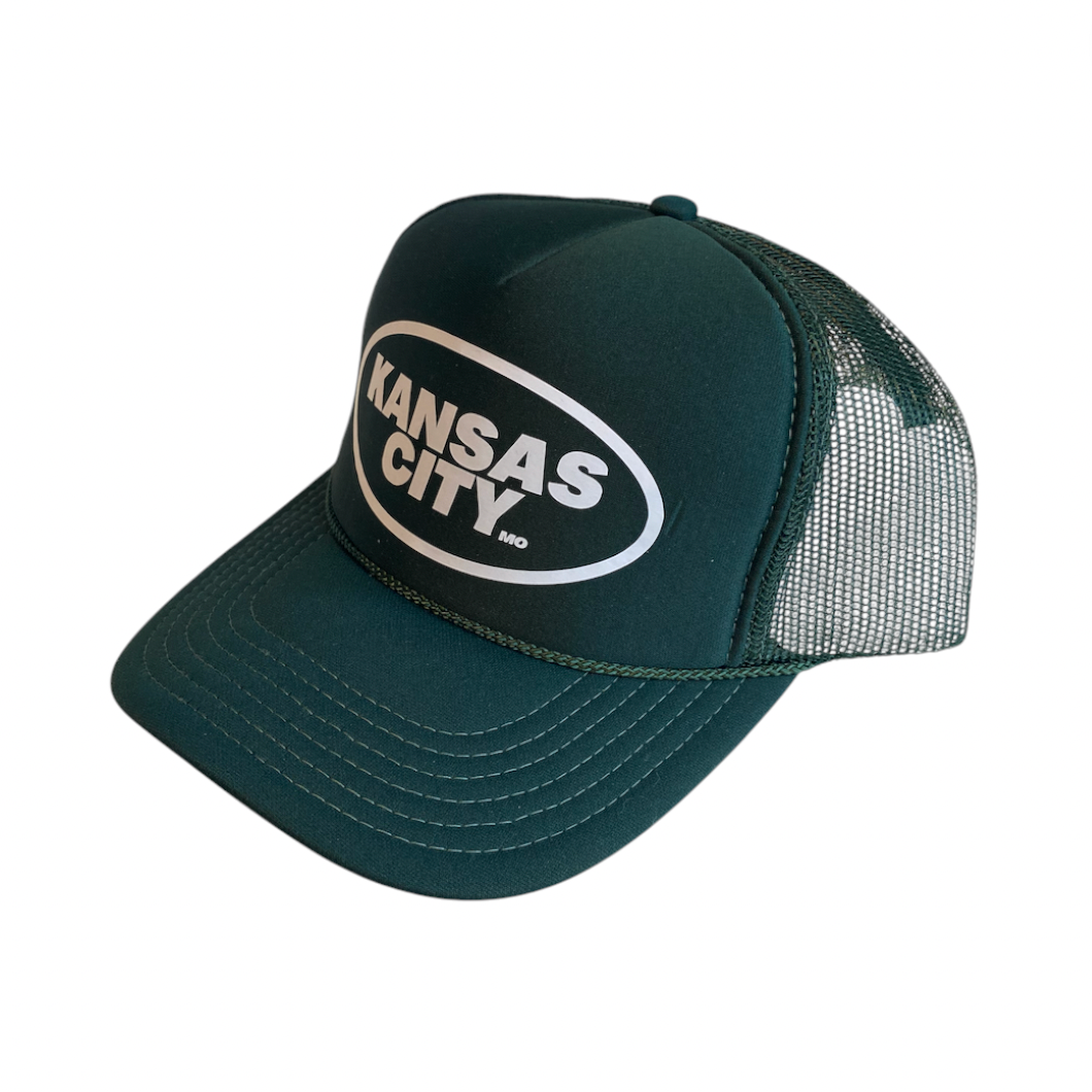 Rowdy Goods - Rover KC Trucker Hat - Dark Green