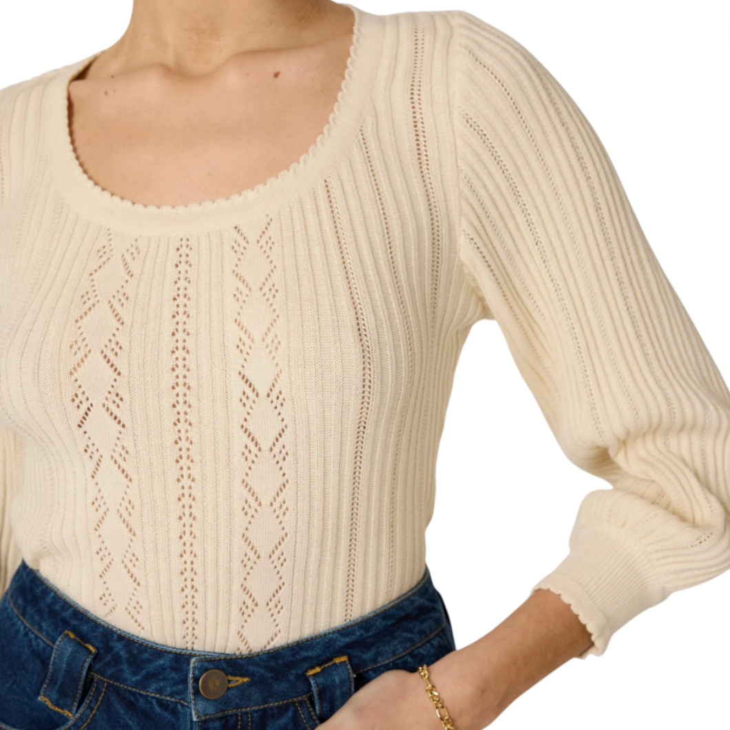 Cleobella - Zoe Sweater - Ivory