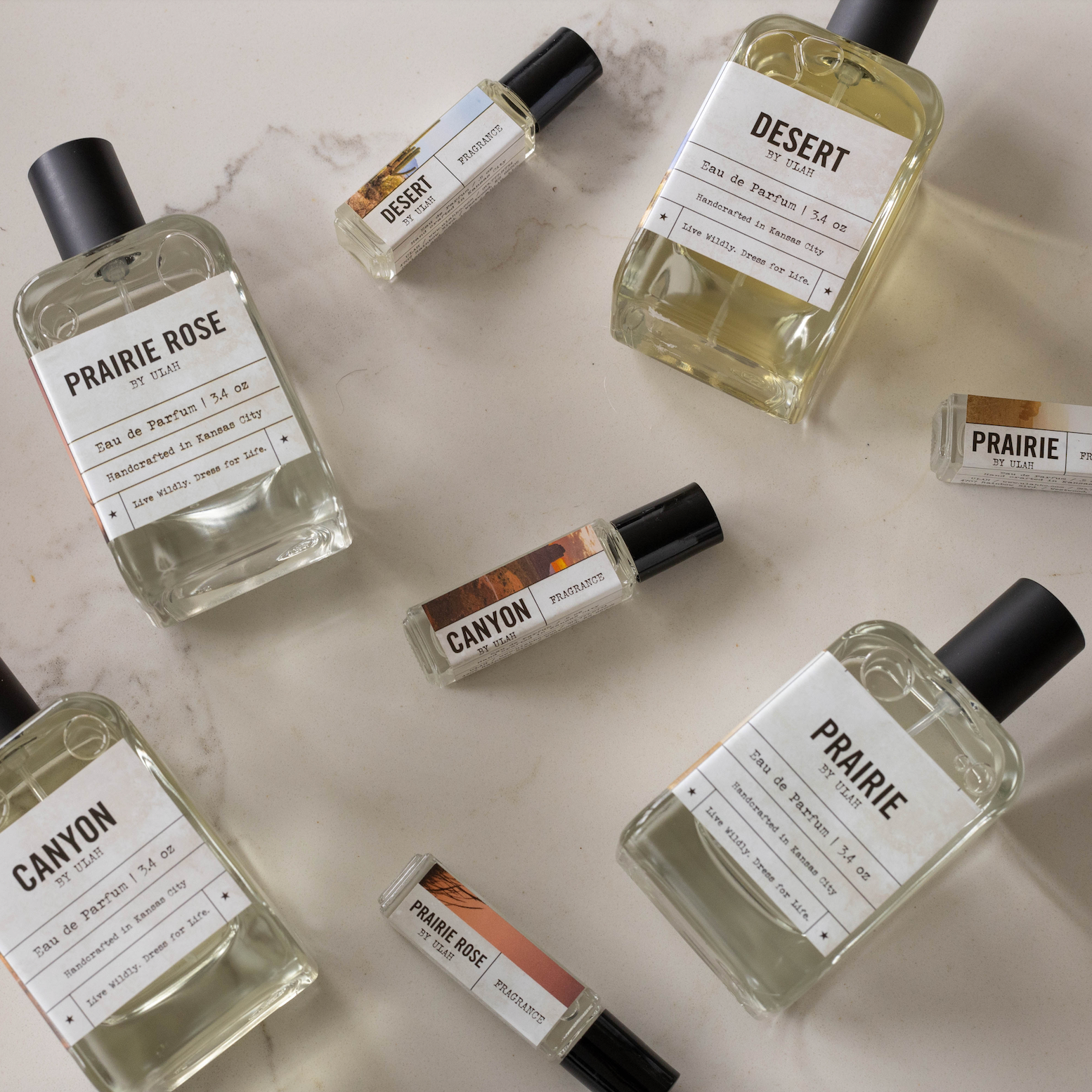 ULAH Signature Fragrance Travel Roller - 4 Pack - $72 Value