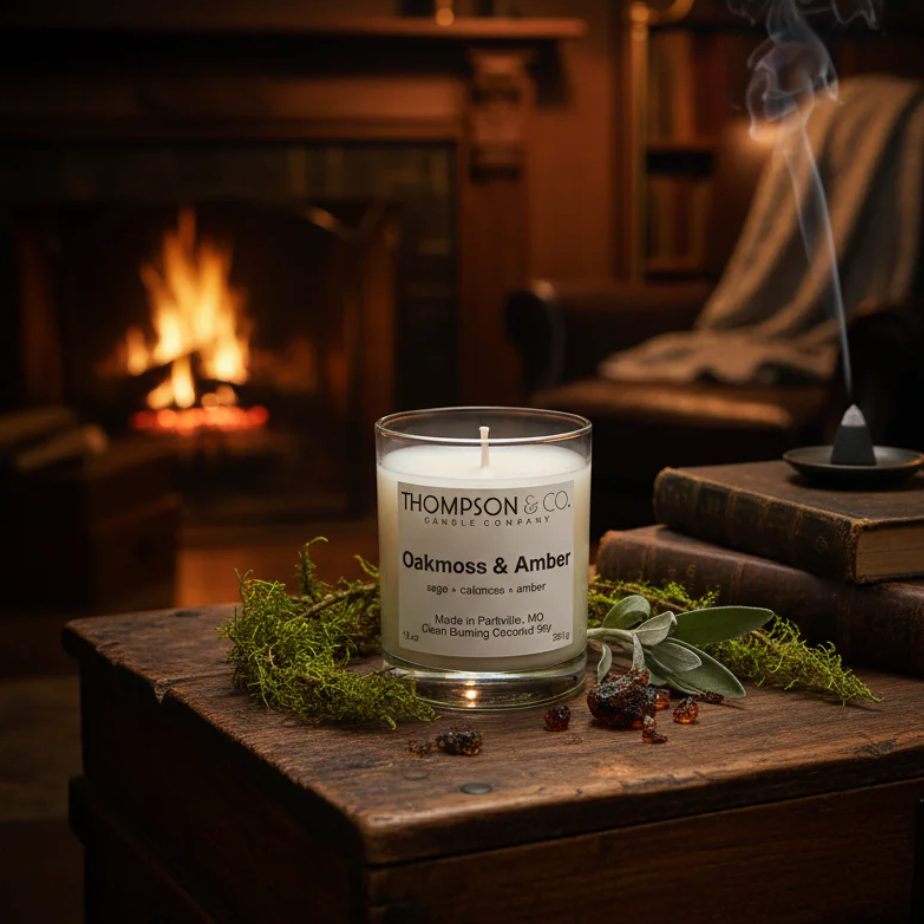 Thompson & Co - Oakmoss & Amber Candle