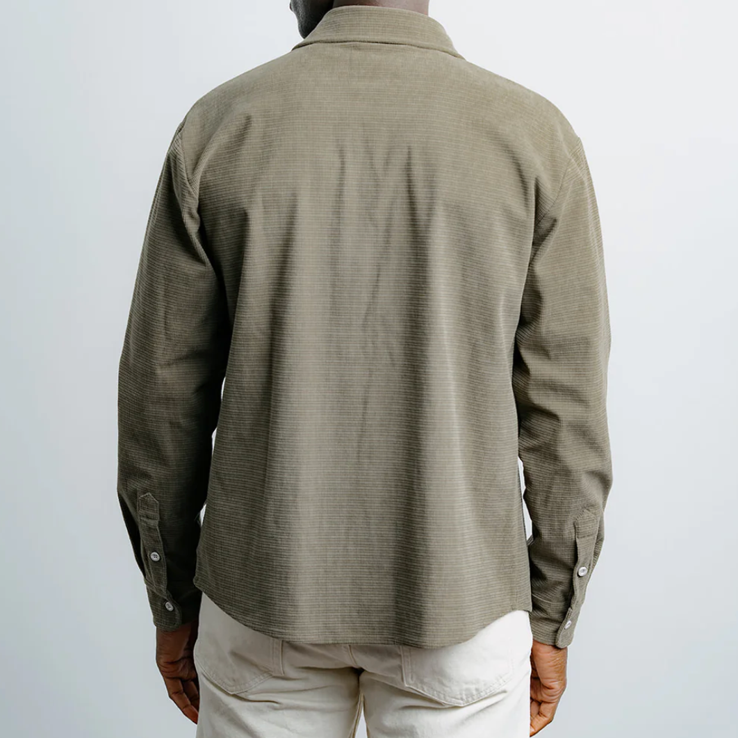 Champlain - Textured Overshirt - Olive