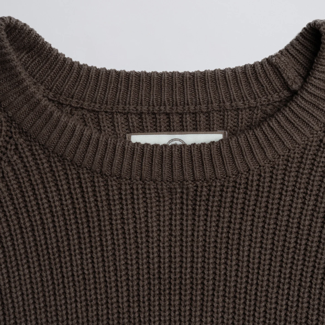 Champlain - Fisherman Sweater - Brown