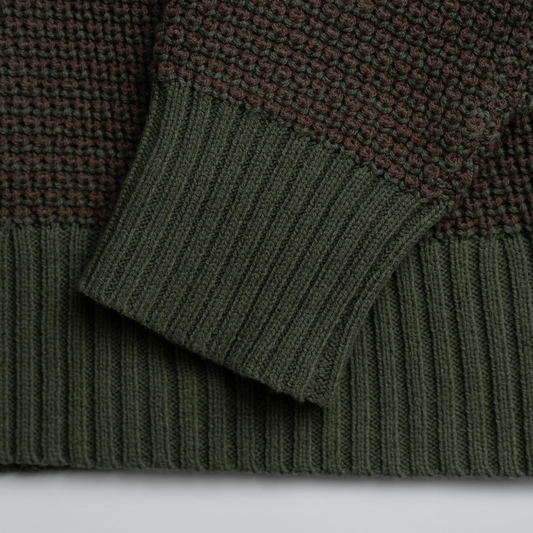 Champlain - 2 Tone Sweater - Brown