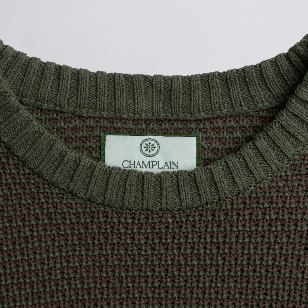 Champlain - 2 Tone Sweater - Brown